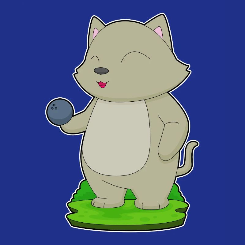 Cat Bowling Boule de bowling