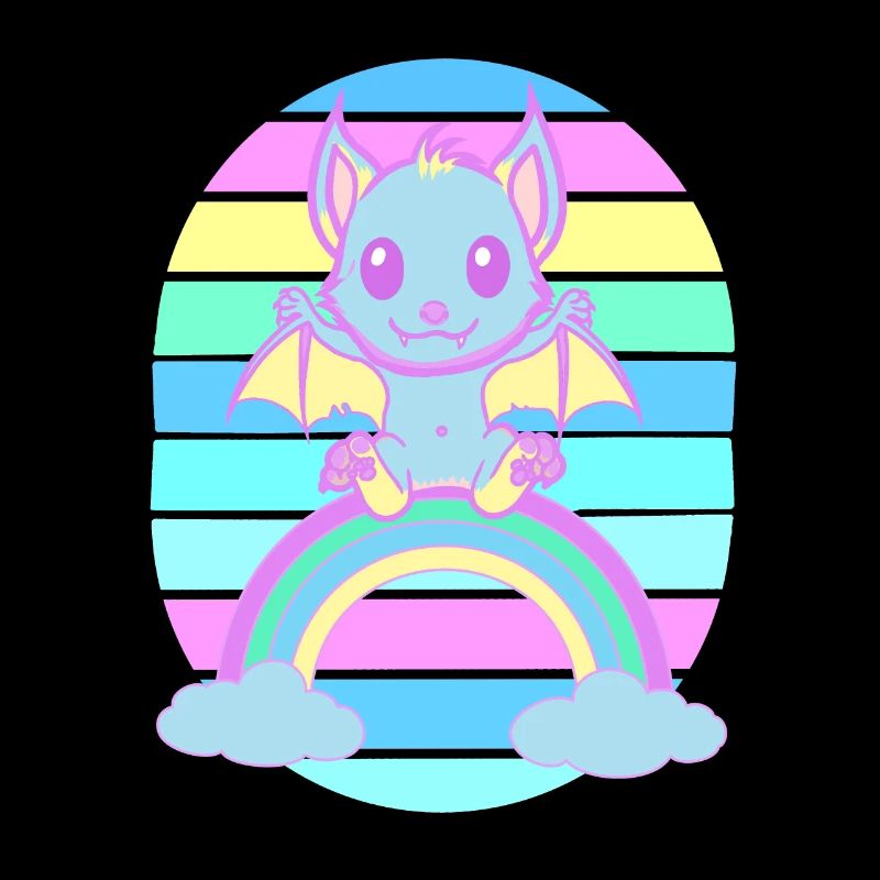 Baby Rainbow Bat Bats Kids