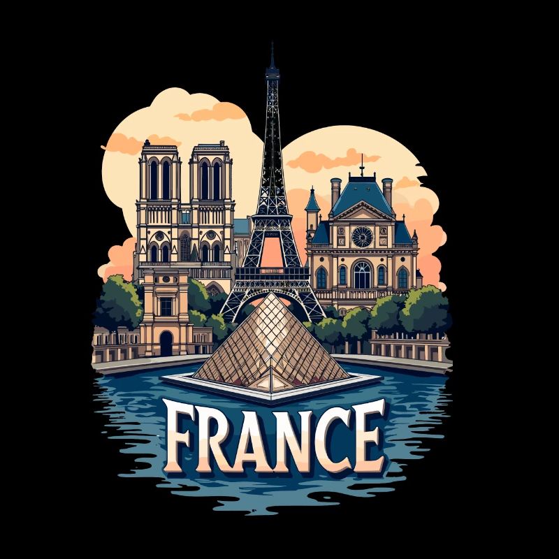 Paris Eiffelturm Bonjour Souvenirs