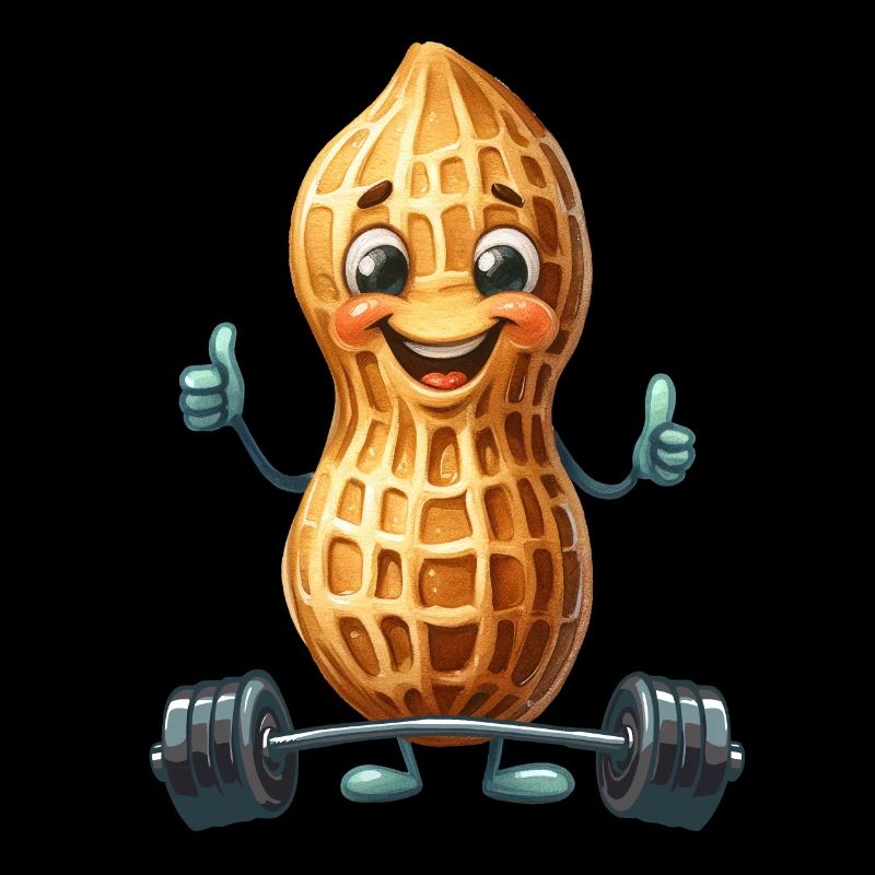 Peanut Bodybuilder Pouces vers le haut GYM Bodybuilder