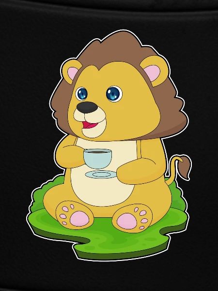 Löwe Tasse Kaffee