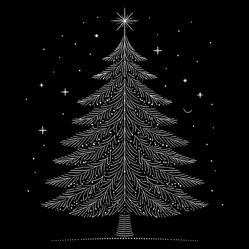 Festags Weihnachtsbaum