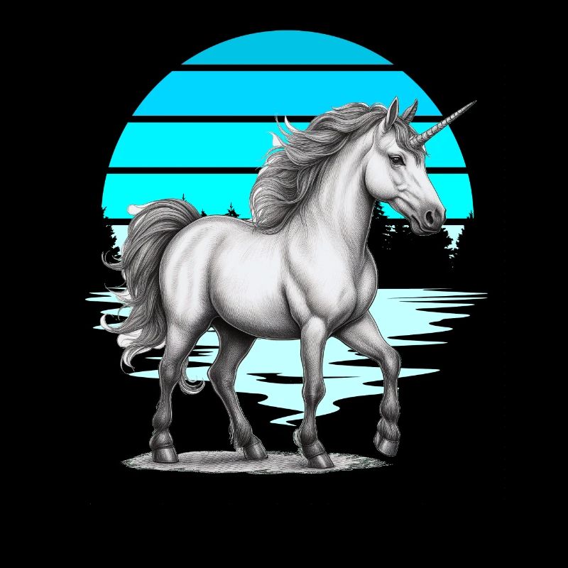 Pferd Pferde Einhorn Einhörner Fabelwesen Märchen
