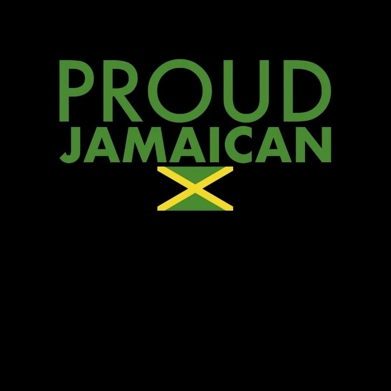 Fier drapeau jamaïcain de la Jamaïque