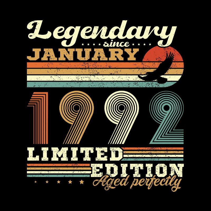Cadeau D'anniversaire Nées En Janvier 1992