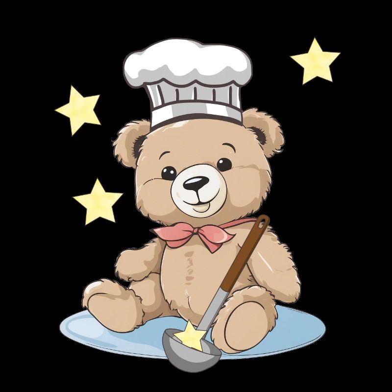 Teddy Sterne Koch Köche Köchin Kochkunst kochen