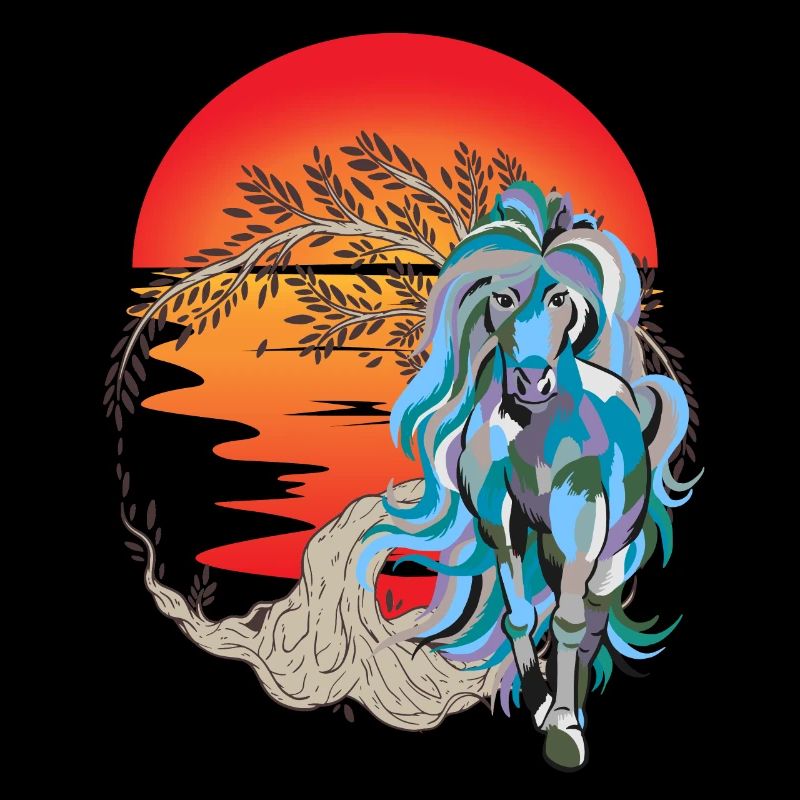Cheval, Chevaux, Nature, Coucher De Soleil, Soleil