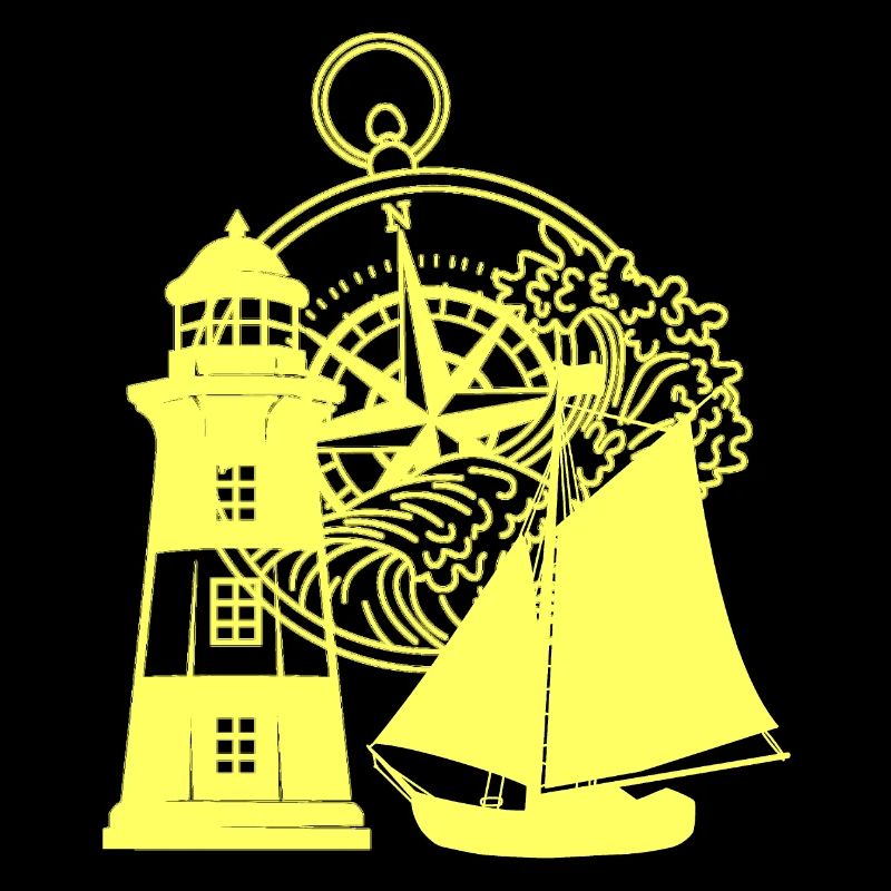 maritim Leuchtturm Kompass Segelschiff Schiff