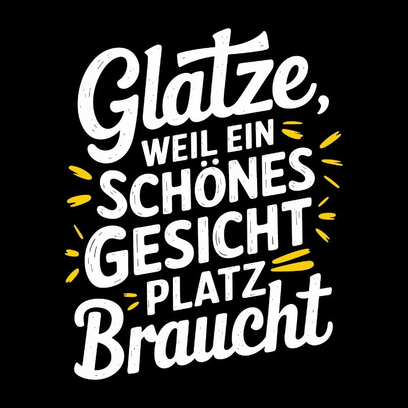 Frisur Glatze Haarausfall, Lustiges Glatzenträger