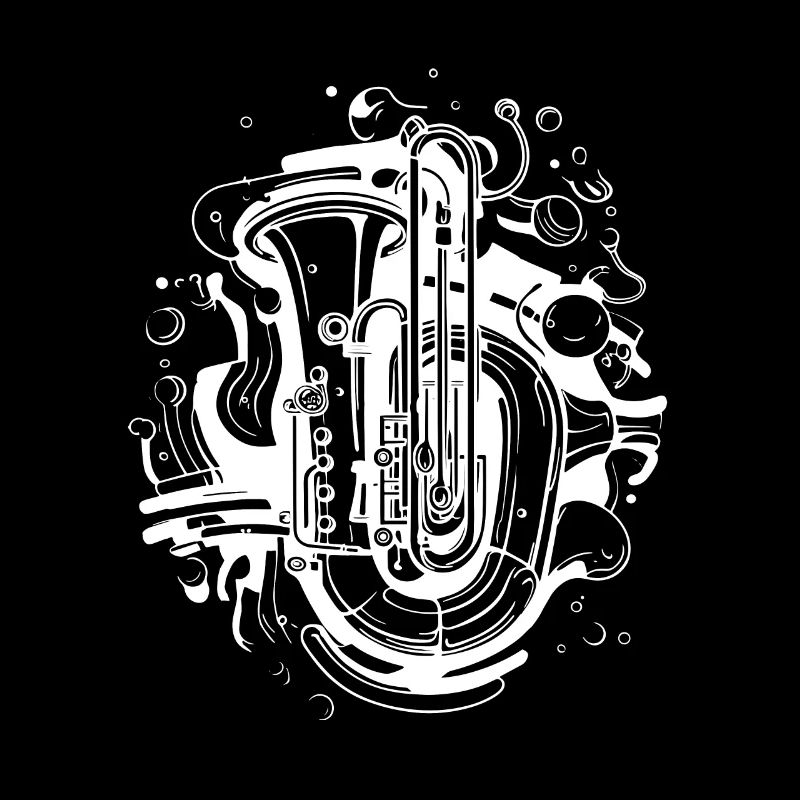 Tuba style dessin animé