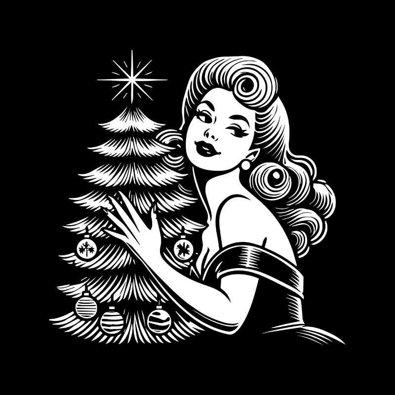 Noël dans un style rétro vintage