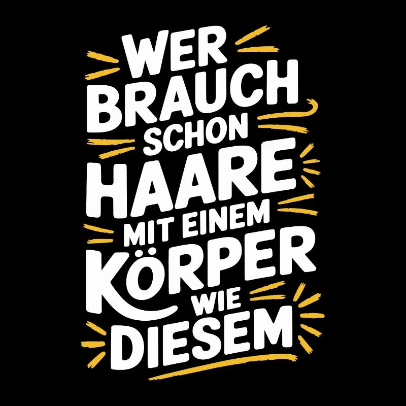 Haarausfall Glatze, Lustiges Glatzenträger