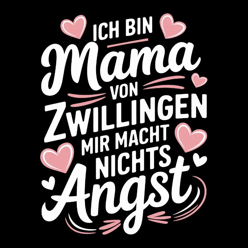 Zwillingsmama Zwillings Mutter Mama von Zwillingen