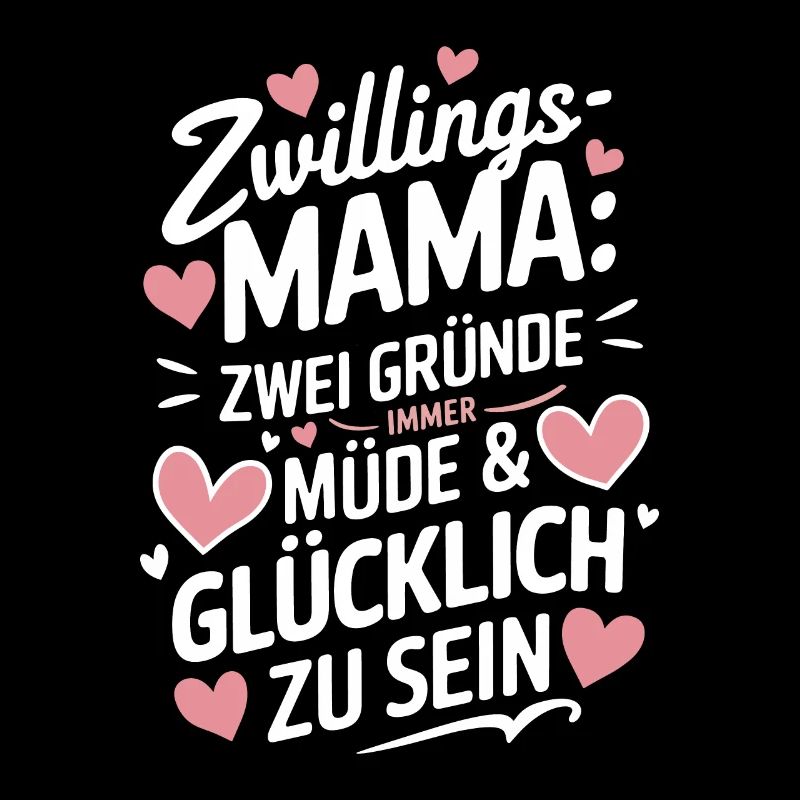 Zwillingsmama Zwillings Mutter, Mama von Zwillinge