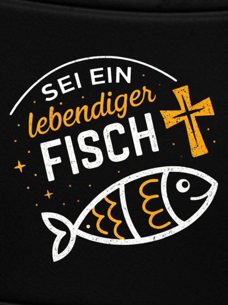 Lebendiger Fisch Zitat Illustration