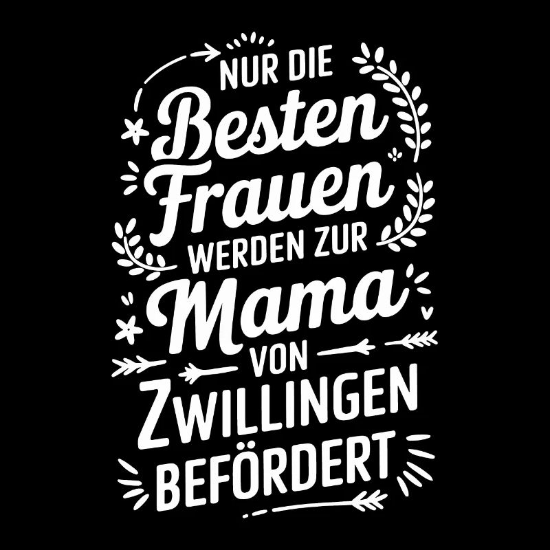 Zwillingsmama Zwillings Mutter, Mama von Zwillinge