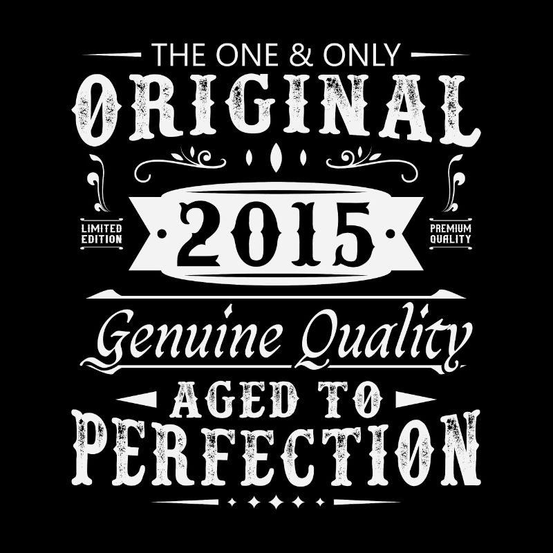 Original 2015 Vintage Cadeau d’anniversaire