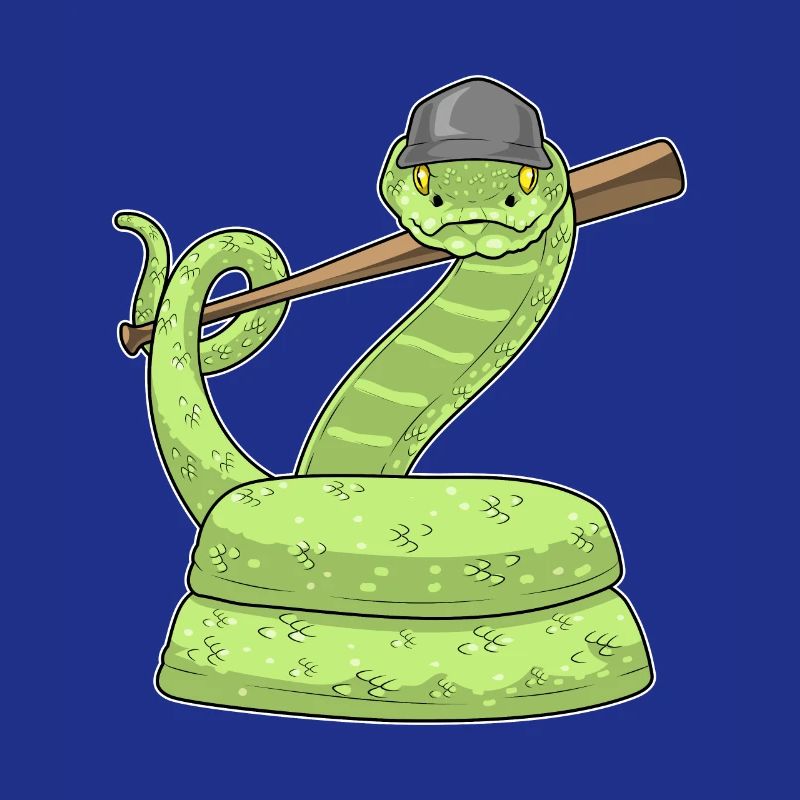 Snake Baseball Baseball Bat