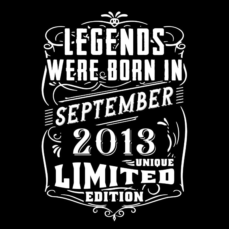 Anniversaire Septembre 2013 Edition Limitée Legend