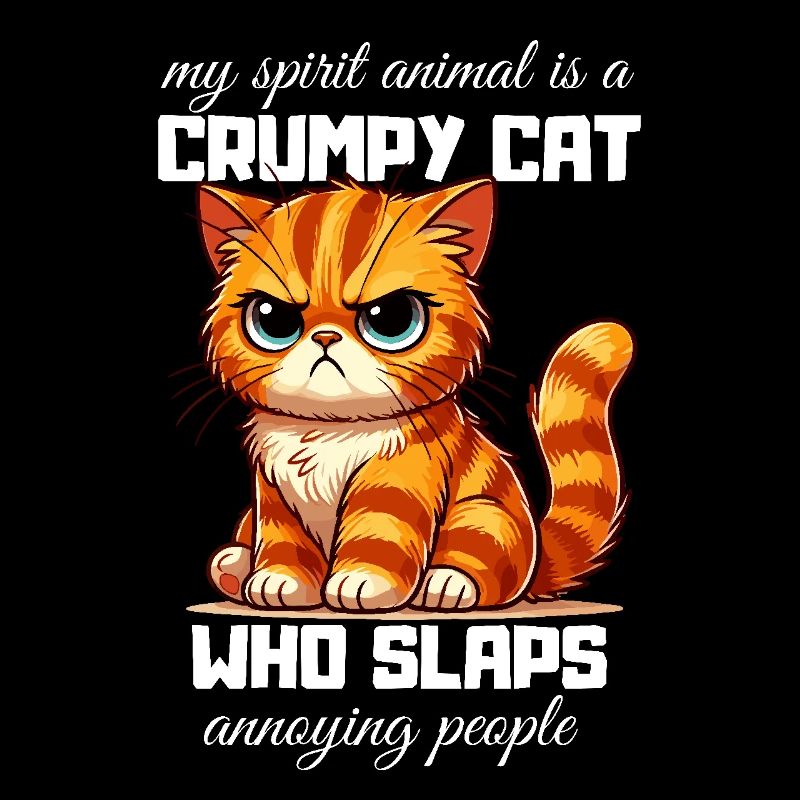 Moany Cat Animal Chat Propriétaire Drôle