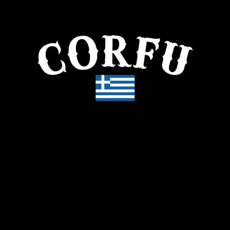 Corfou Grèce Drapeau grec Grec