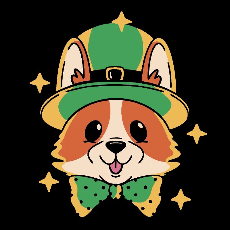 Leprechaun Lucky Corgi