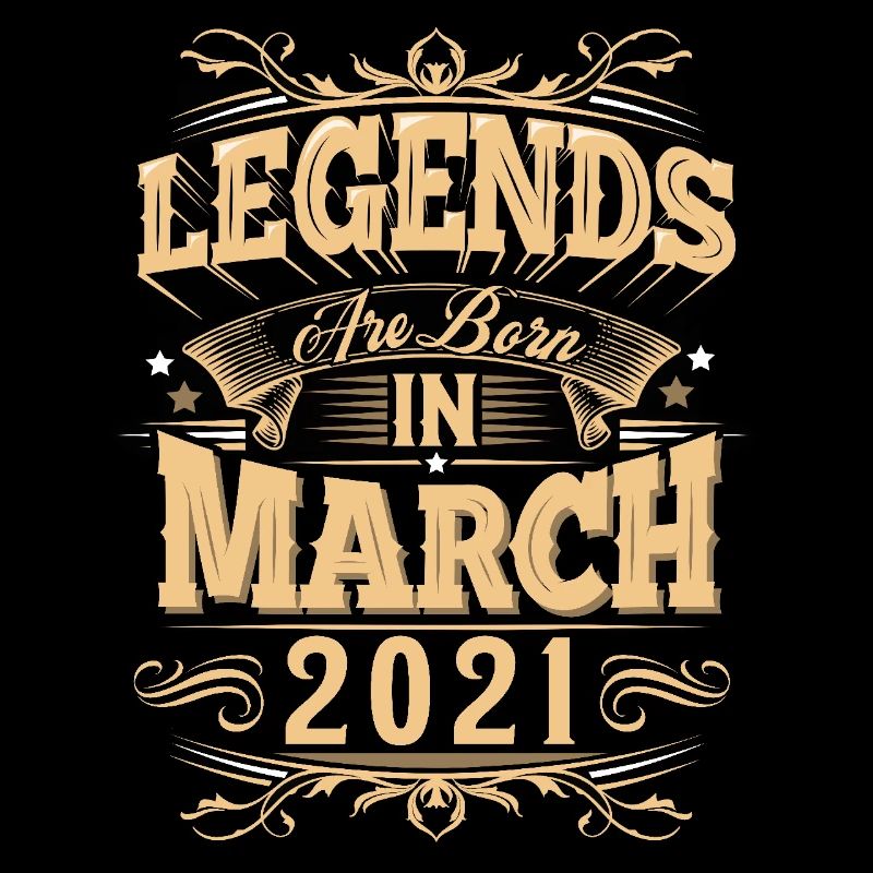 March 2021 Birthday Legend