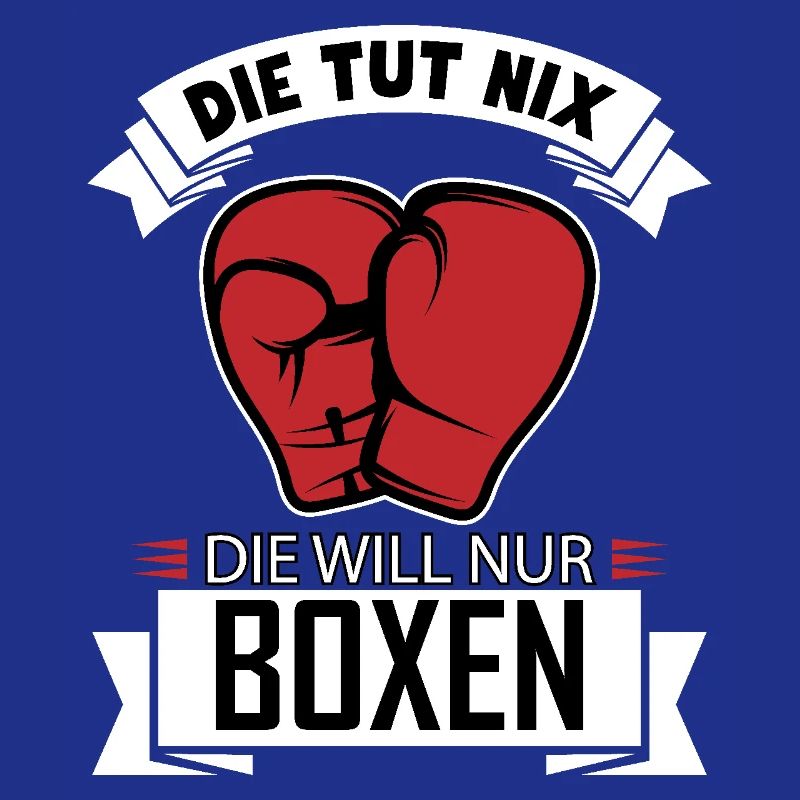 She doesn't do anything, he just wants boxing, funny gift
