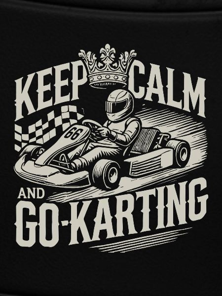 Ruhe Bewahren Und Go-Kart-Fahren