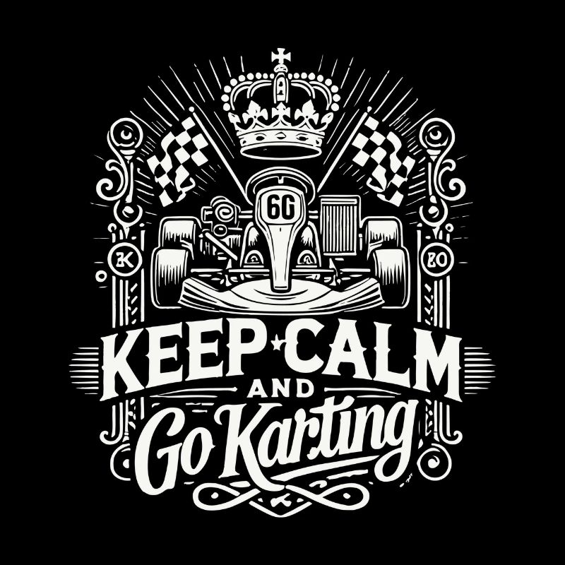 Keep Calm and Go-Kart Driving