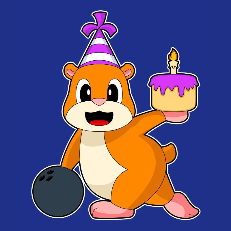 Bowling d’anniversaire de hamster