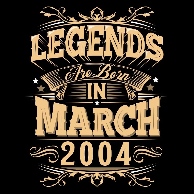 Légende de l’anniversaire de mars 2004