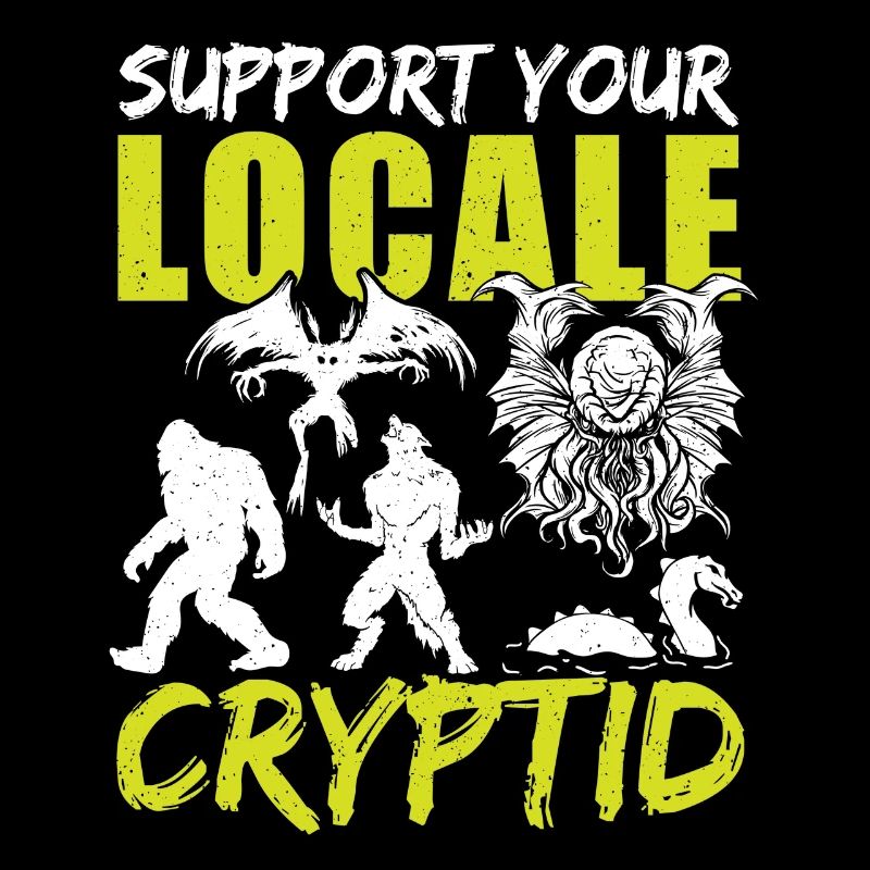 UFO Fantasy Cryptid Unterstützt den lokale Cryptid