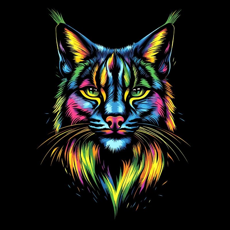 Lynx Chat sauvage Grands chats Chats Mignon Lynx