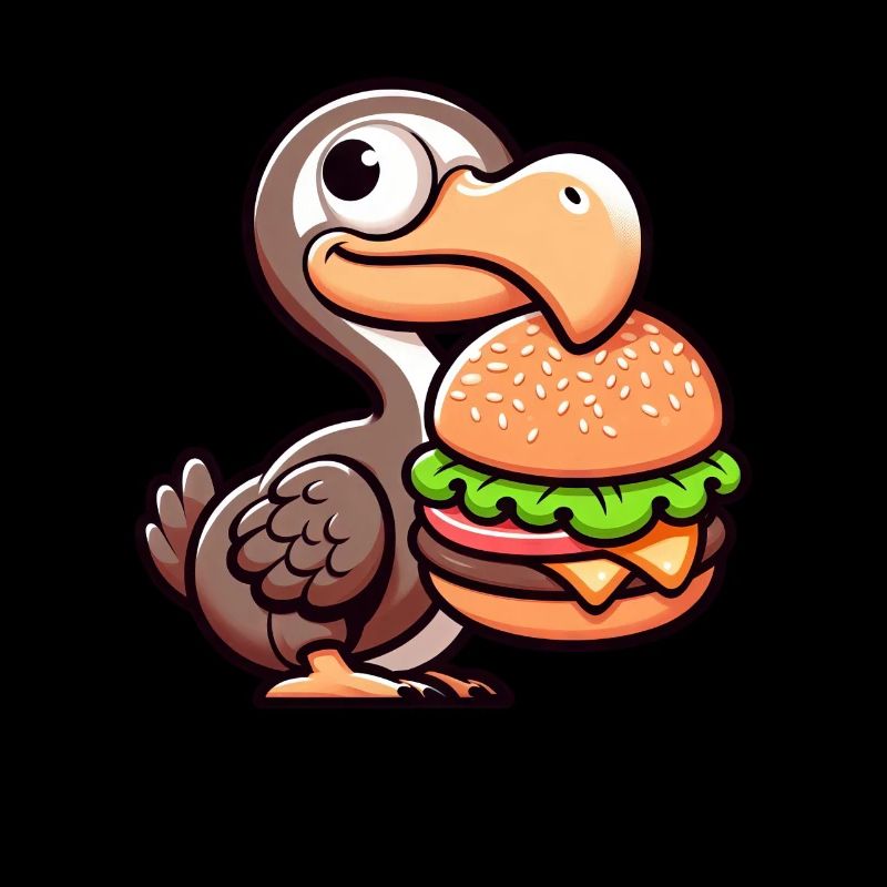 Skurriler Dodo Burger Chibi Hamburger