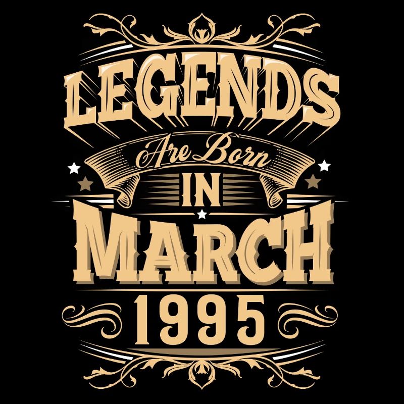 Légende de l’anniversaire de mars 1995