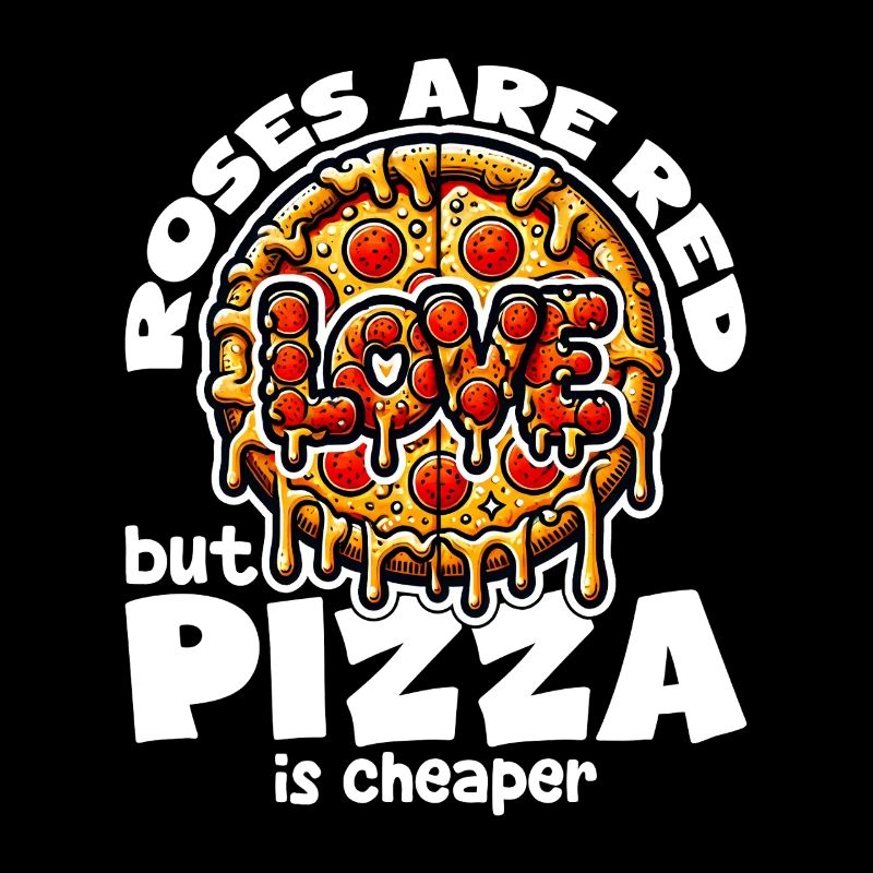 ROSES ARE RED BUT PIZZA IS CHEAPER VALENTINES DAY