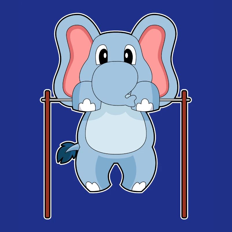 Elephant Bodybuilder Pull-ups Bodybuilding