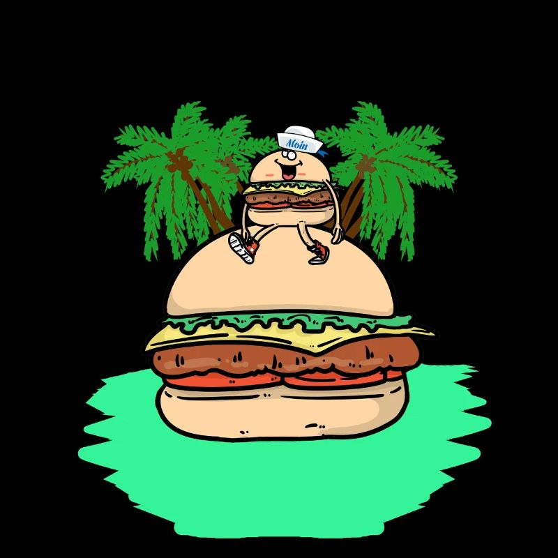 Burger Adventure Vacances Île des Caraïbes