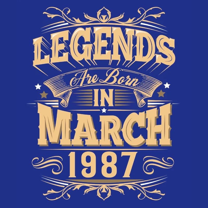 March 1987 Birthday Legend