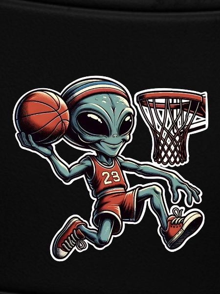 Alien Basketball Dunking