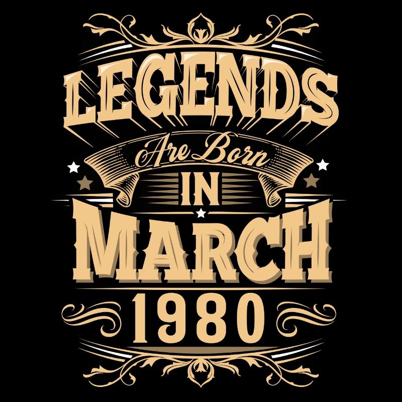 March 1980's Birthday Legend