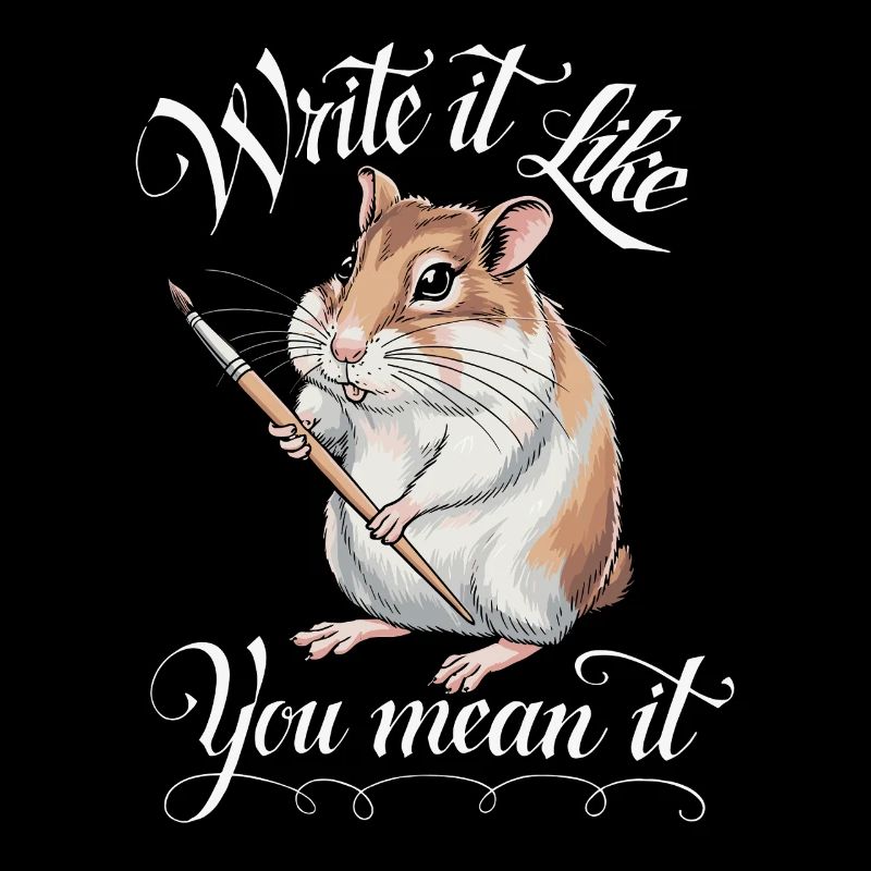 Hamster Writer Author - Write It Like You