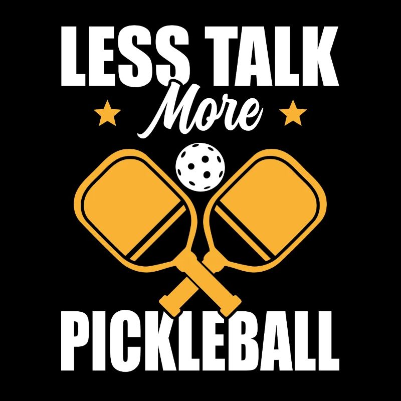 Paddle Ball Spieler Geschenk Less Talk Pickleball