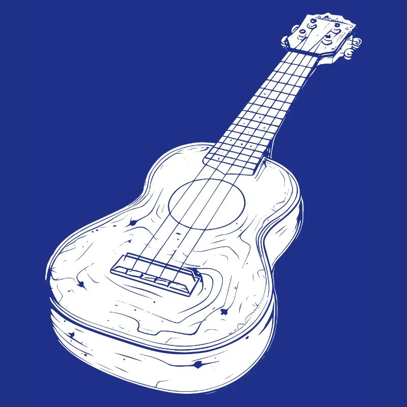 Ukulele Zeichnung