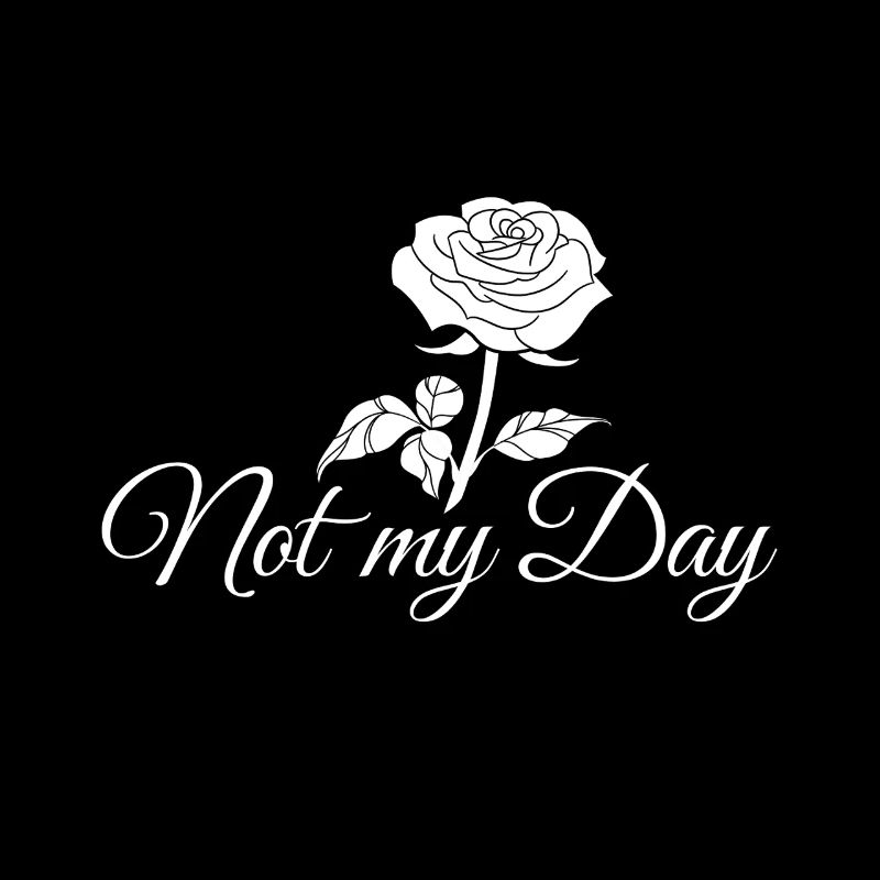 Pas ma journée – Rose anti-Saint-Valentin
