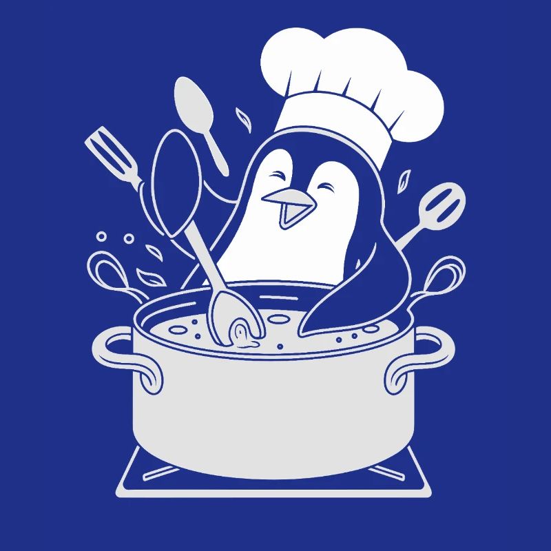 Cuisine Pingouin Chef Hat Fun