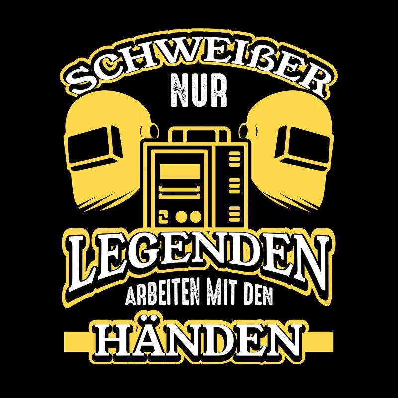 Schweißer Legenden arbeiten mit Händen