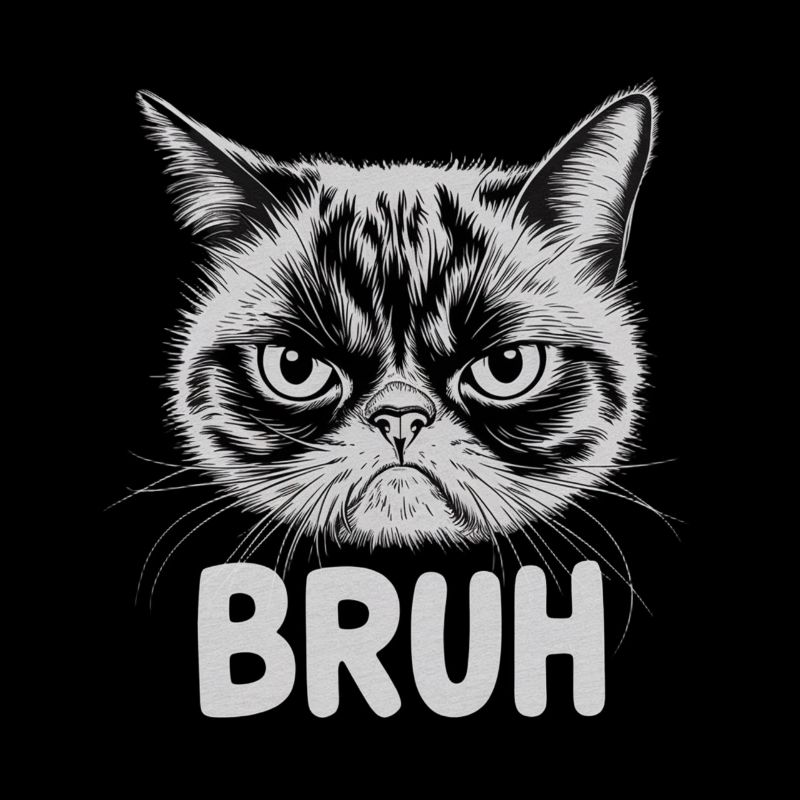Le chat dit « Bruh »