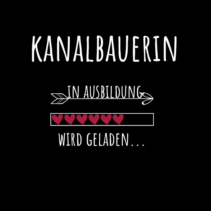 Kanalbauerin Ausbildung Beruf Geschenk